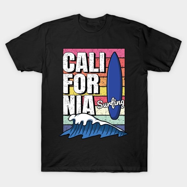 California Surfing T-Shirt by Norzeatic